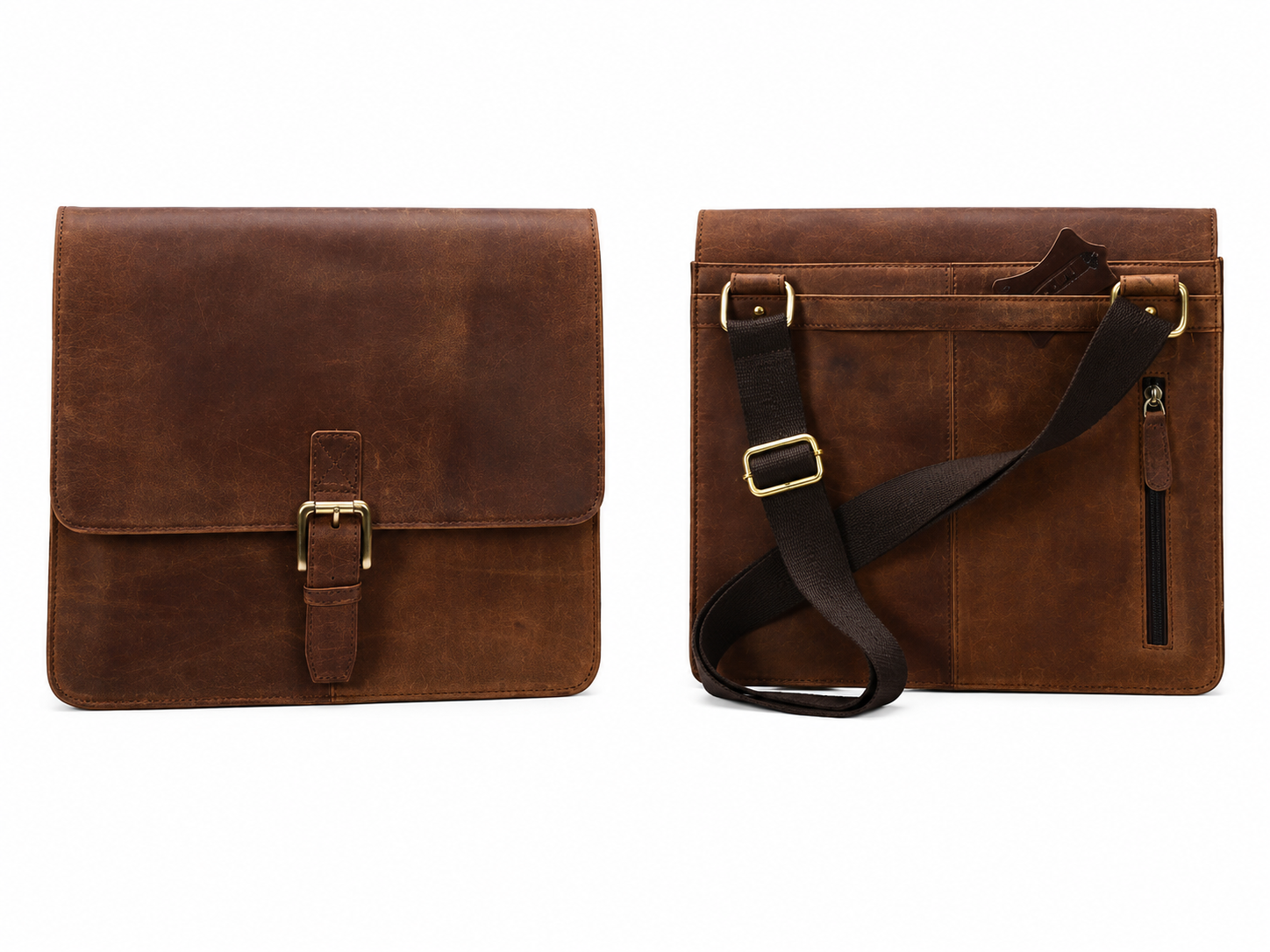 Executive Black Laptop Satchel
